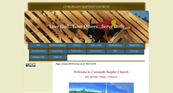 Desktop Screenshot of coronadobap.com